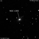 NGC 1305 - галактика. Описание NGC 1305:, Галактика в созвездии Эридан