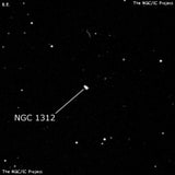 NGC 1312 - две звезды. Описание NGC 1312:, Двойная звезда в созвездии Телец