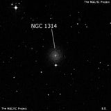 NGC 1314 - галактика. Описание NGC 1314:, Галактика в созвездии Эридан