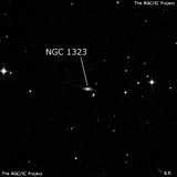 NGC 1323 - линзовидная галактика. Описание NGC 1323:, Галактика в созвездии Эридан