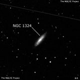 NGC 1324 - спиральная галактика. Описание NGC 1324:, Галактика в созвездии Эридан