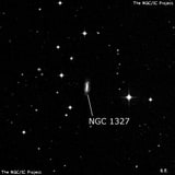 NGC 1327 - спиральная галактика с баром. Описание NGC 1327:, Галактика в созвездии Печь