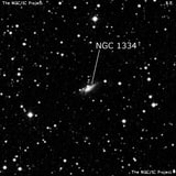 NGC 1334 - галактика. Описание NGC 1334:, Галактика в созвездии Персей