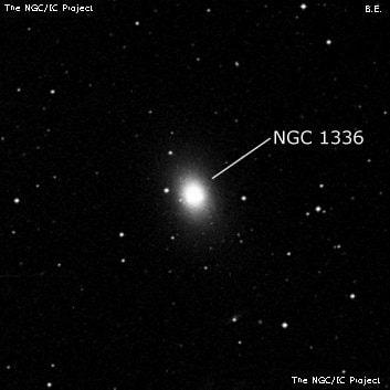 NGC 1336 - галактика. Описание NGC 1336:, Галактика в созвездии Печь