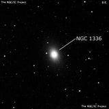 NGC 1336 - галактика. Описание NGC 1336:, Галактика в созвездии Печь