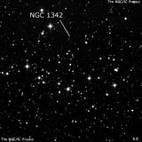 NGC 1342 - рассеянное скопление звёзд. Описание NGC 1342:, Рассеянное скопление в созвездии Персей