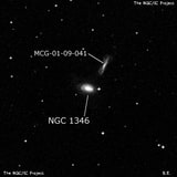 NGC 1346 - спиральная галактика. Описание NGC 1346:, Галактика в созвездии Эридан