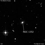 NGC 1352 - спиральная галактика с баром. Описание NGC 1352:, Галактика в созвездии Эридан