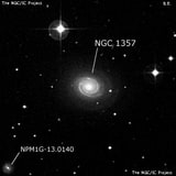 NGC 1357 - галактика. Описание NGC 1357:, Галактика в созвездии Эридан