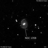 NGC 1358 - спиральная галактика с баром. Описание NGC 1358:, Галактика в созвездии Эридан