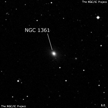 NGC 1361 - галактика. Описание NGC 1361:, Галактика в созвездии Эридан