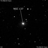 NGC 137 - линзовидная галактика. Описание NGC 137:, Галактика в созвездии Рыбы