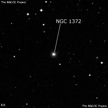 NGC 1372 - эллиптическая галактика. Описание NGC 1372:, Галактика в созвездии Эридан