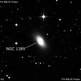 NGC 1389 - спиральная галактика с баром. Описание NGC 1389:, Галактика в созвездии Эридан