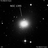 NGC 1395 - эллиптическая галактика. Описание NGC 1395:, Галактика в созвездии Эридан