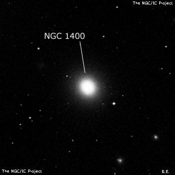NGC 1400 - галактика. Описание NGC 1400:, Галактика в созвездии Эридан