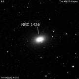 NGC 1426 - эллиптическая галактика. Описание NGC 1426:, Галактика в созвездии Эридан