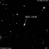 NGC 1434 - линзовидная галактика. Описание NGC 1434:, Галактика в созвездии Эридан