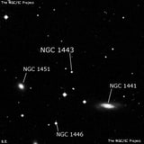 NGC 1443 - одиночная звезда. Описание NGC 1443:, Двойная звезда в созвездии Эридан