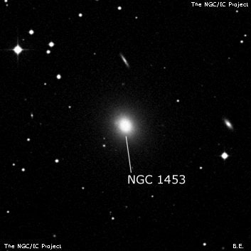NGC 1453 - эллиптическая галактика. Описание NGC 1453:, Галактика в созвездии Эридан