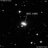 NGC 1460 - спиральная галактика с баром. Описание NGC 1460:, Галактика в созвездии Эридан