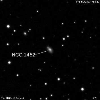 NGC 1462 - спиральная галактика. Описание NGC 1462:, Галактика в созвездии Телец