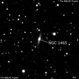 NGC 1465 - линзовидная галактика. Описание NGC 1465:, Галактика в созвездии Персей