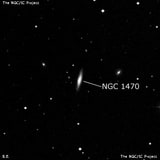 NGC 1470 - галактика. Описание NGC 1470:, Галактика в созвездии Эридан