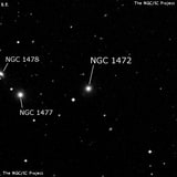 NGC 1472 - линзовидная галактика. Описание NGC 1472:, Галактика в созвездии Эридан