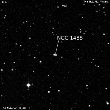 NGC 1488 - две звезды. Описание NGC 1488:, Двойная звезда в созвездии Телец