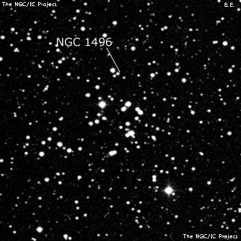 NGC 1496 - рассеянное скопление звёзд. Описание NGC 1496:, Рассеянное скопление в созвездии Персей