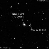 NGC 1509 - спиральная галактика. Описание NGC 1509:, Галактика в созвездии Эридан