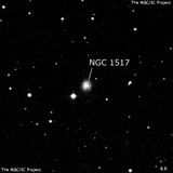 NGC 1517 - спиральная галактика. Описание NGC 1517:, Галактика в созвездии Телец