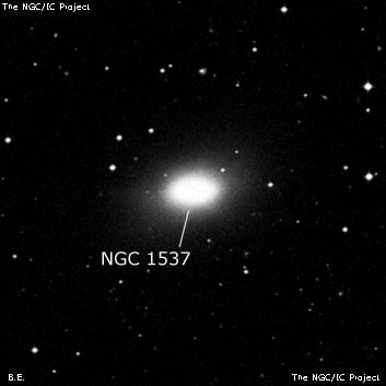 NGC 1537 - спиральная галактика с баром. Описание NGC 1537:, Галактика в созвездии Эридан