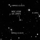 NGC 1538 - галактика. Описание NGC 1538:, Галактика в созвездии Эридан