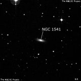NGC 1541 - линзовидная галактика. Описание NGC 1541:, Галактика в созвездии Телец