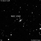 NGC 1542 - галактика. Описание NGC 1542:, Галактика в созвездии Телец