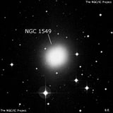 NGC 1549 - эллиптическая галактика. Описание NGC 1549:, Галактика в созвездии Золотая Рыба