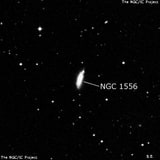 NGC 1556 - галактика. Описание NGC 1556:, Галактика в созвездии Золотая Рыба