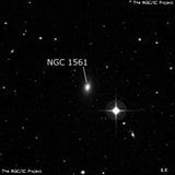 NGC 1561 - галактика. Описание NGC 1561:, Галактика в созвездии Эридан