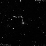 NGC 1562 - линзовидная галактика. Описание NGC 1562:, Галактика в созвездии Эридан