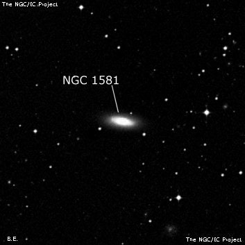 NGC 1581 - галактика. Описание NGC 1581:, Галактика в созвездии Золотая Рыба