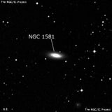 NGC 1581 - галактика. Описание NGC 1581:, Галактика в созвездии Золотая Рыба