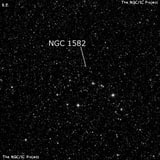 NGC 1582 - рассеянное скопление звёзд. Описание NGC 1582:, Рассеянное скопление в созвездии Персей