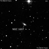NGC 1607 - линзовидная галактика. Описание NGC 1607:, Галактика в созвездии Эридан