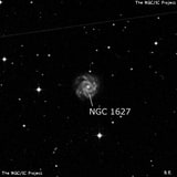 NGC 1627 - спиральная галактика. Описание NGC 1627:, Галактика в созвездии Эридан