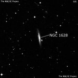 NGC 1628 - спиральная галактика. Описание NGC 1628:, Галактика в созвездии Эридан