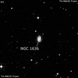 NGC 1636 - галактика. Описание NGC 1636:, Галактика в созвездии Эридан