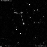 NGC 164 - спиральная галактика. Описание NGC 164:, Галактика в созвездии Рыбы