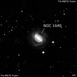 NGC 1640 - спиральная галактика с баром. Описание NGC 1640:, Галактика в созвездии Эридан